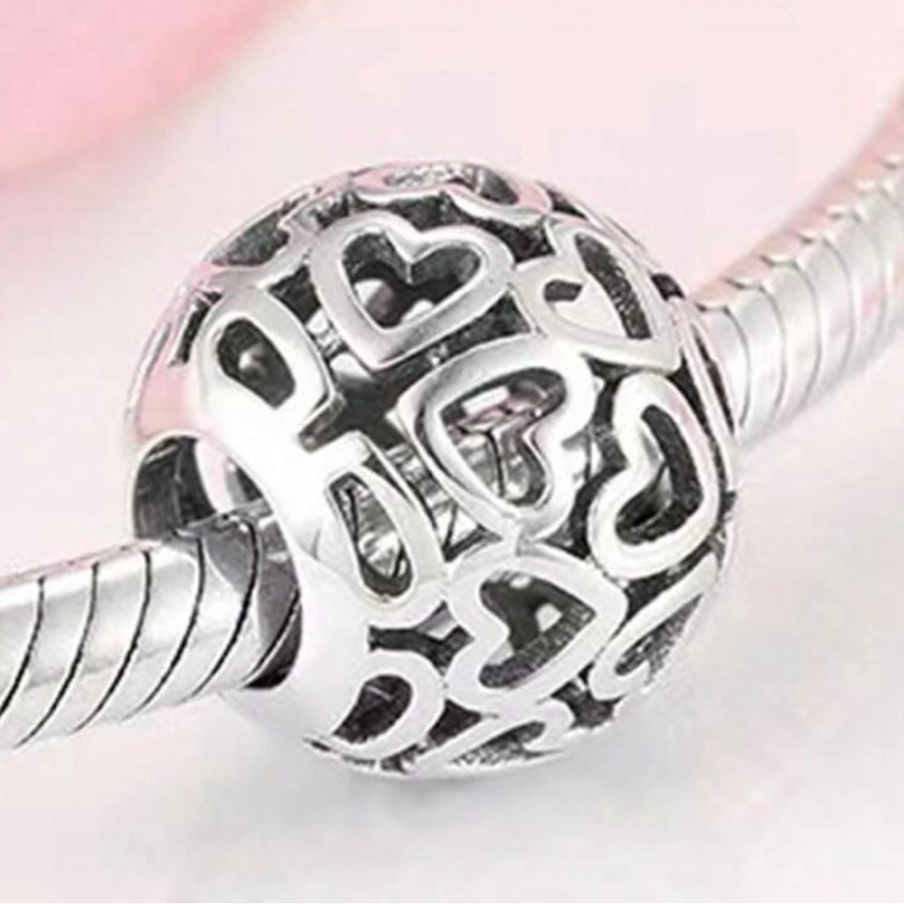 SALE* Open Hearts Charm - Picture 2 of 7